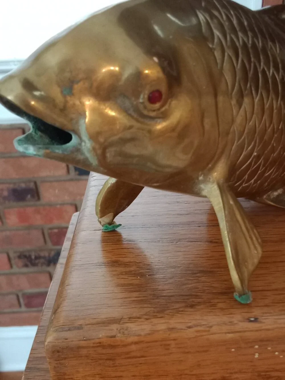 Brass Fish Sculpture